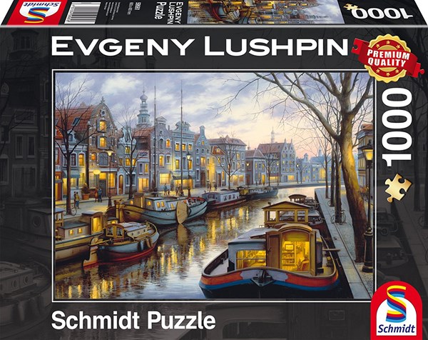 Schmidt Spiele (59561) - Eugene Lushpin: "On the Canal" - 1000 piezas
