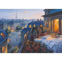Schmidt Spiele (59562) - Eugene Lushpin: "Evening in Paris" - 1000 piezas