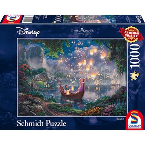 Schmidt Spiele (59480) - Thomas Kinkade: "Disney Rapunzel" - 1000 piezas