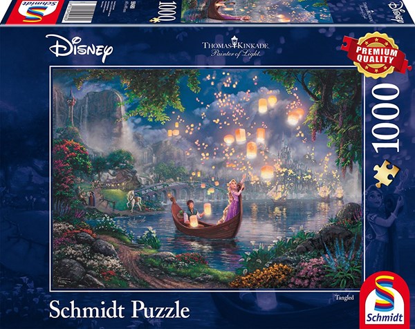 Schmidt Spiele (59480) - Thomas Kinkade: "Disney Rapunzel" - 1000 piezas