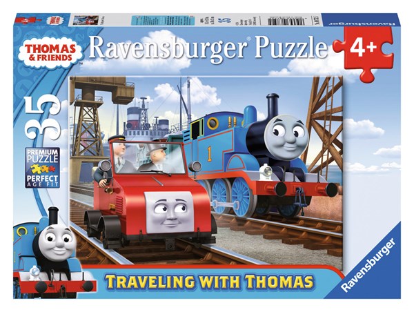Ravensburger (08752) - "Traveling with Thomas" - 35 piezas