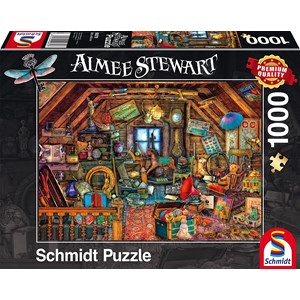 Schmidt Spiele (59379) - Aimee Stewart: "Treasures under the Roof" - 1000 piezas