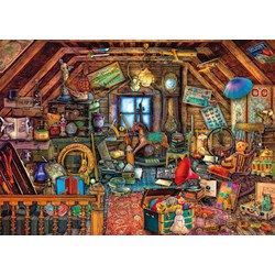 Schmidt Spiele (59379) - Aimee Stewart: "Treasures under the Roof" - 1000 piezas