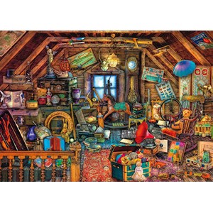 Schmidt Spiele (59379) - Aimee Stewart: "Treasures under the Roof" - 1000 piezas