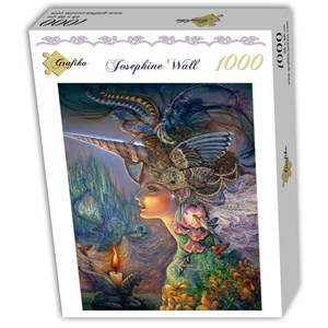 Grafika (T-00363) - Josephine Wall: "My Lady Unicorn" - 1000 piezas