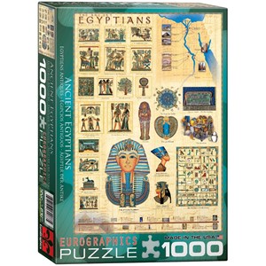 Eurographics (6000-0083) - "Ancient Egyptians" - 1000 piezas