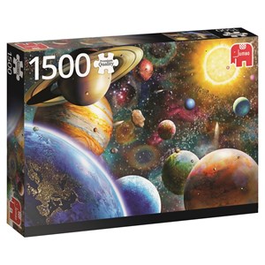 Jumbo (18586) - "Planets in Space" - 1500 piezas