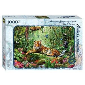 Step Puzzle (79528) - "Tiger in the Jungle" - 1000 piezas