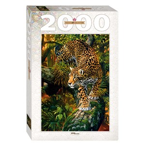 Step Puzzle (84027) - "Leopard" - 2000 piezas