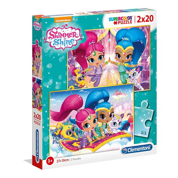 Clementoni (07028) - "Shimmer & Shine" - 20 piezas