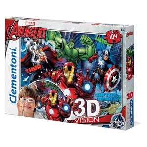 Clementoni (20606) - "Avengers" - 104 piezas