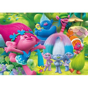 Clementoni (23981) - "Trolls" - 104 piezas