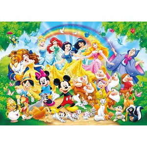 Clementoni (24473) - "Disney Family" - 24 piezas