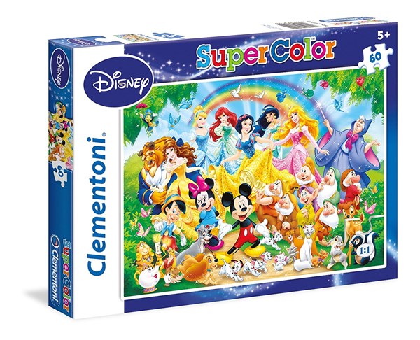 Clementoni (26952) - "Disney Family" - 60 piezas