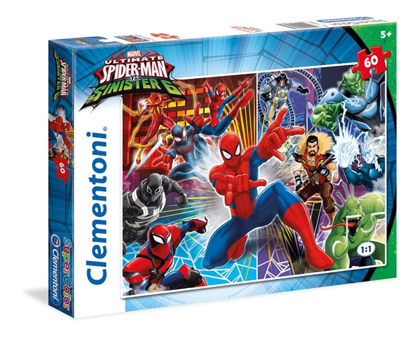 Clementoni (26967) - "Spider-Man" - 60 piezas