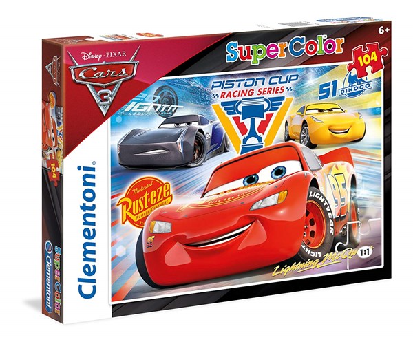 Clementoni (27072) - "Cars 3" - 104 piezas