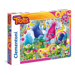 Clementoni (27967) - "Trolls" - 104 piezas