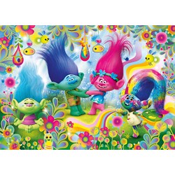 Clementoni (27967) - "Trolls" - 104 piezas