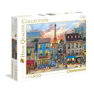 Clementoni (31679) - Dominic Davison: "Streets of Paris" - 1500 piezas