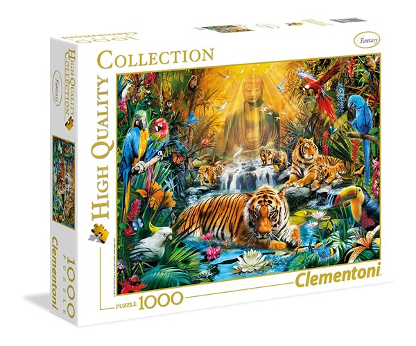Clementoni (39380) - "Mysterious Tiger" - 1000 piezas