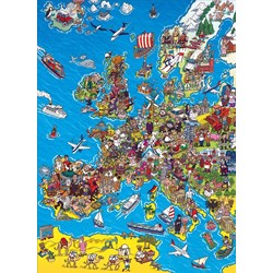 Clementoni (39384) - "European Map" - 1000 piezas