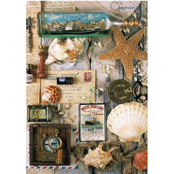 Ravensburger (19479) - "Maritime Souvenirs" - 1000 piezas