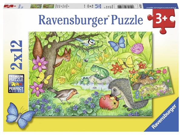 Ravensburger (07610) - "Animals in Our Garden" - 12 piezas