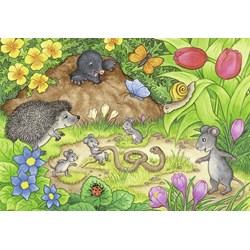 Ravensburger (07610) - "Animals in Our Garden" - 12 piezas
