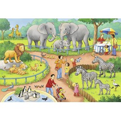 Ravensburger (07813) - "A Day in the Zoo" - 24 piezas