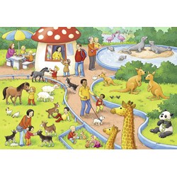 Ravensburger (07813) - "A Day in the Zoo" - 24 piezas