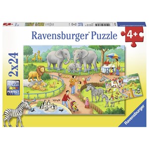 Ravensburger (07813) - "A Day in the Zoo" - 24 piezas