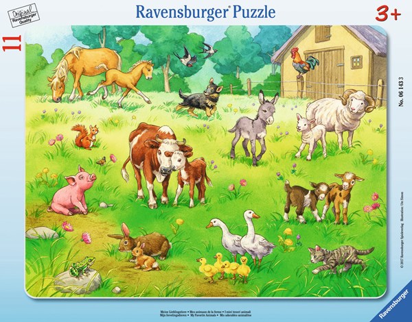 Ravensburger (06143) - "My Favorite Animals" - 11 piezas