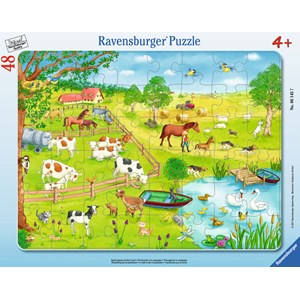 Ravensburger (06145) - "Walk in the Countryside" - 48 piezas