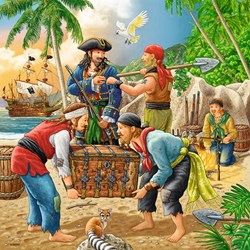 Ravensburger (08030) - "Pirates" - 49 piezas