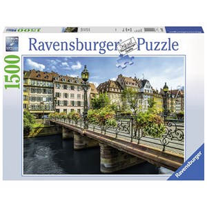 Ravensburger (16357) - "Summery Strasbourg" - 1500 piezas