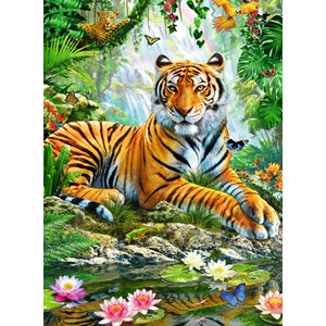 Ravensburger (14742) - "Tiger in the Jungle" - 500 piezas