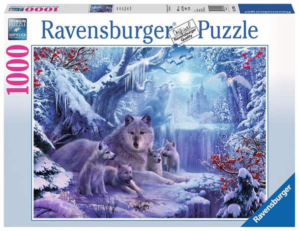 Ravensburger (19704) - "Winter Wolves" - 1000 piezas