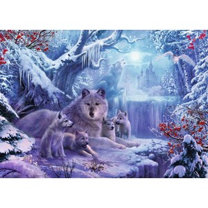 Ravensburger (19704) - "Winter Wolves" - 1000 piezas