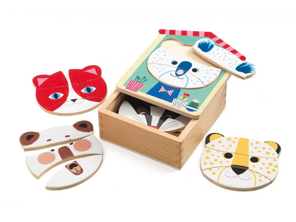 Djeco (01679) - "Face-mix" - 3 piezas