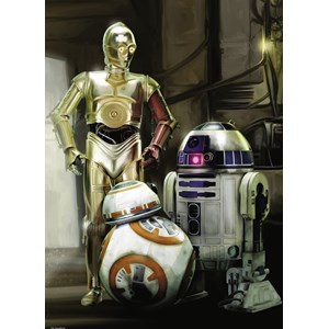 Ravensburger (19779) - "C-3PO, R2-D2 & BB-8" - 1000 piezas