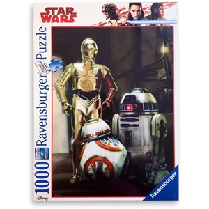 Ravensburger (19779) - "C-3PO, R2-D2 & BB-8" - 1000 piezas