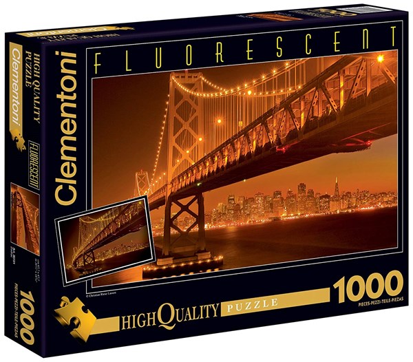 Clementoni (39175) - "San Francisco by Night" - 1000 piezas