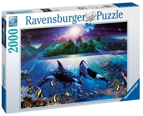 Ravensburger (16661) - "Graceful Killer Whales" - 2000 piezas