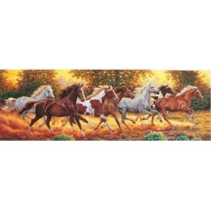 Clementoni (31300) - "Galloping Horses" - 1000 piezas