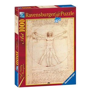 Ravensburger (15250) - Leonardo Da Vinci: "The Vitruvian Man" - 1000 piezas