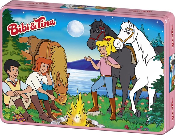 Schmidt Spiele (55580) - "Bibi and Tina, Around the Fire" - 100 piezas
