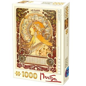 D-Toys (66930-MU02) - Alphonse Mucha: "Zodiac" - 1000 piezas