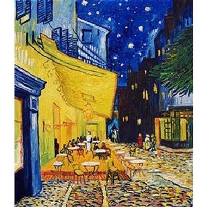 D-Toys (66916-VG09) - Vincent van Gogh: "Cafe Terrace at Night" - 1000 piezas