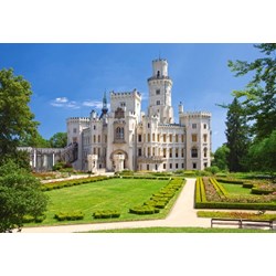 Castorland (C-102167) - "Hluboka Castle, Czech Republic" - 1000 piezas