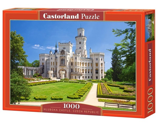 Castorland (C-102167) - "Hluboka Castle, Czech Republic" - 1000 piezas